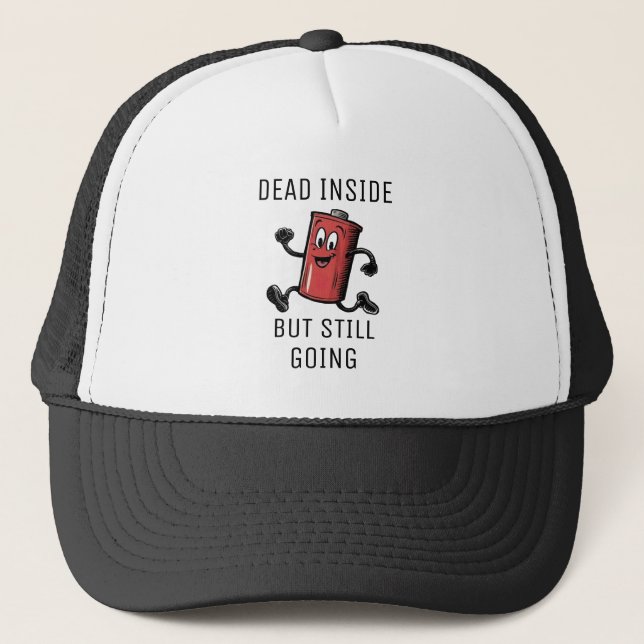 Funny Running Battery Hat (Front)
