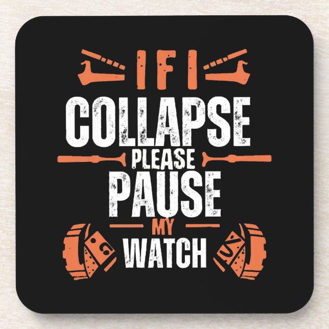 Funny-running Beverage Coaster (Front)