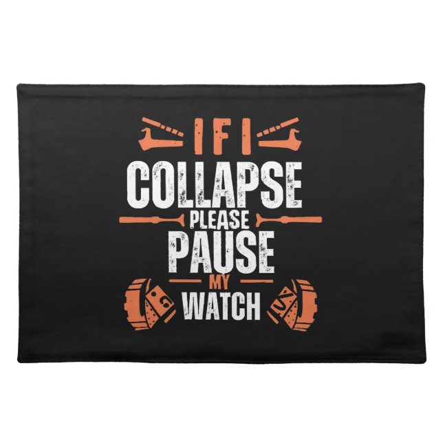 Funny-running Cloth Placemat (Front)
