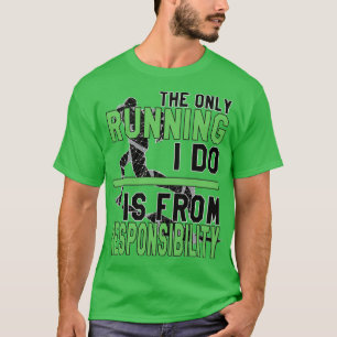 Funny running, Green T-Shirt