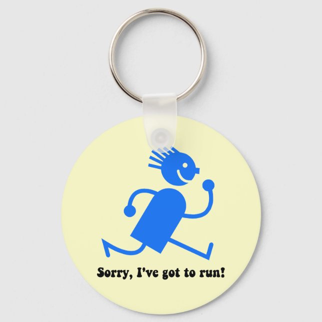 Funny running keychain (Front)