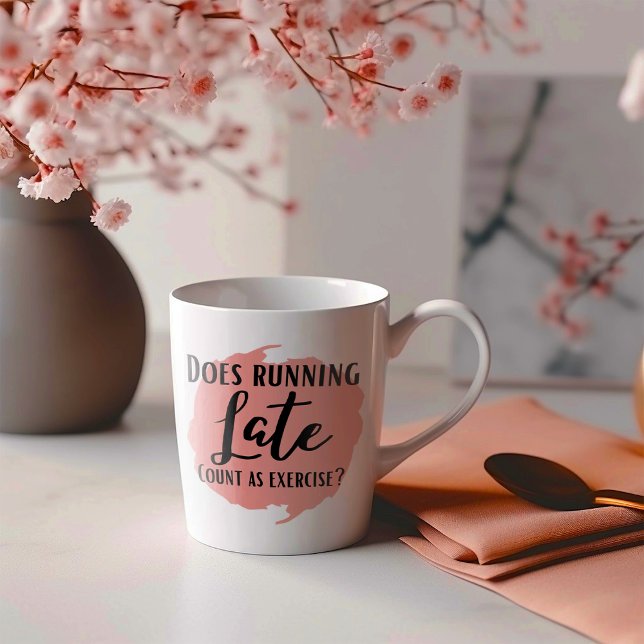 Funny Running Late Coffee Mug (Creator Uploaded)
