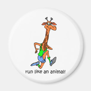 Funny running magnet