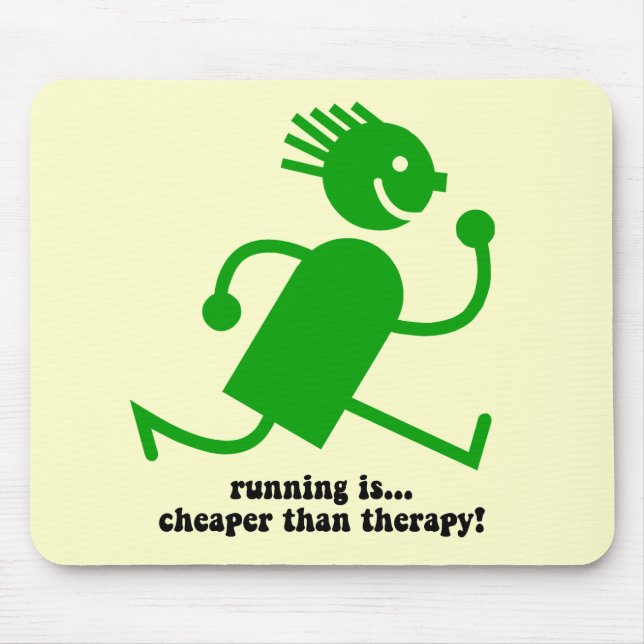 Funny running mouse pad (Front)