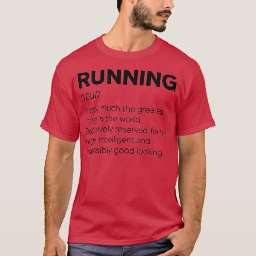Funny Running Quotes Running Definition Funny Ma T_Shirt