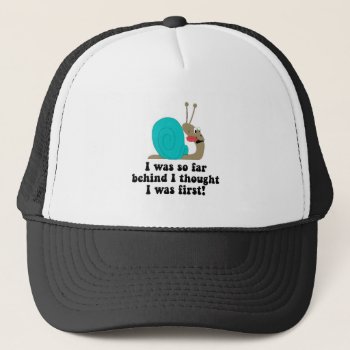 Funny Running Trucker Hat by runnersboutique at Zazzle
