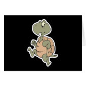 funny running turtle (Front Horizontal)