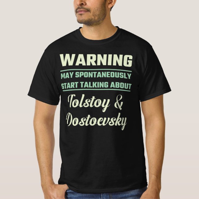 Funny Russian Literature Lover T-Shirt (Front)