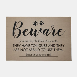 Beware Of Dog Gifts On Zazzle