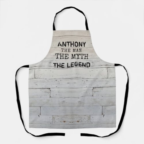 Funny Rustic Custom Apron