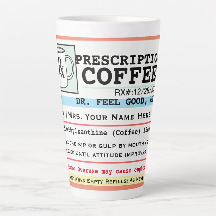 Funny Rx Prescription Coffee Mug 7411