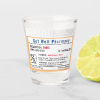 Funny RX Prescription Shot Glass