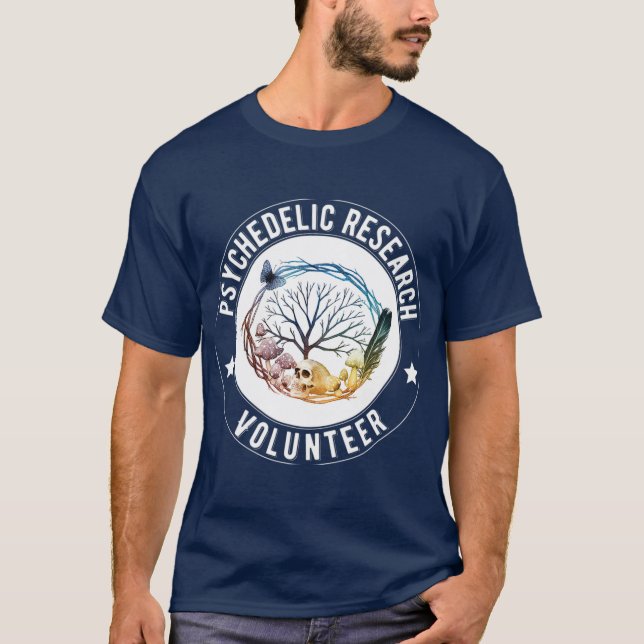 Funny s About Psilocybin Psychedelic Research T-Shirt (Front)