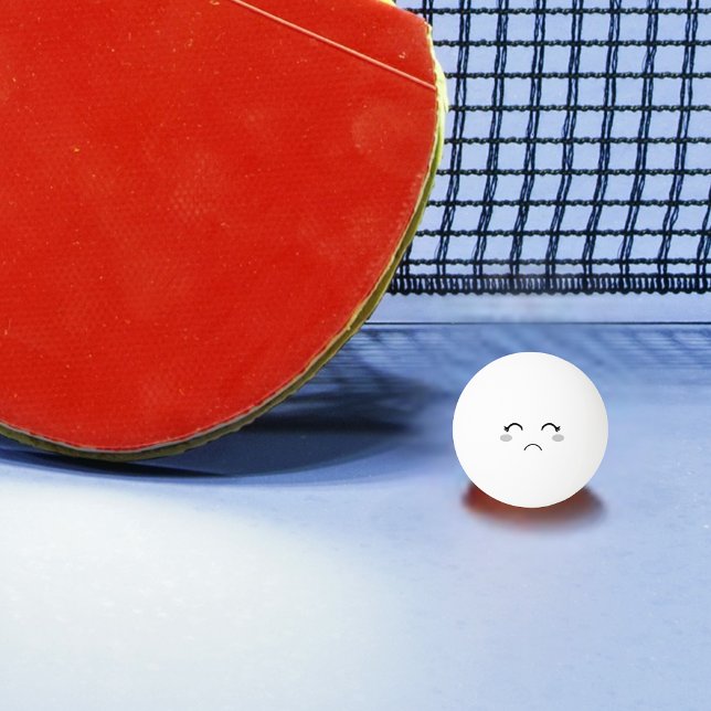 Funny Sad Face Ping Pong Ball (Creator Uploaded)