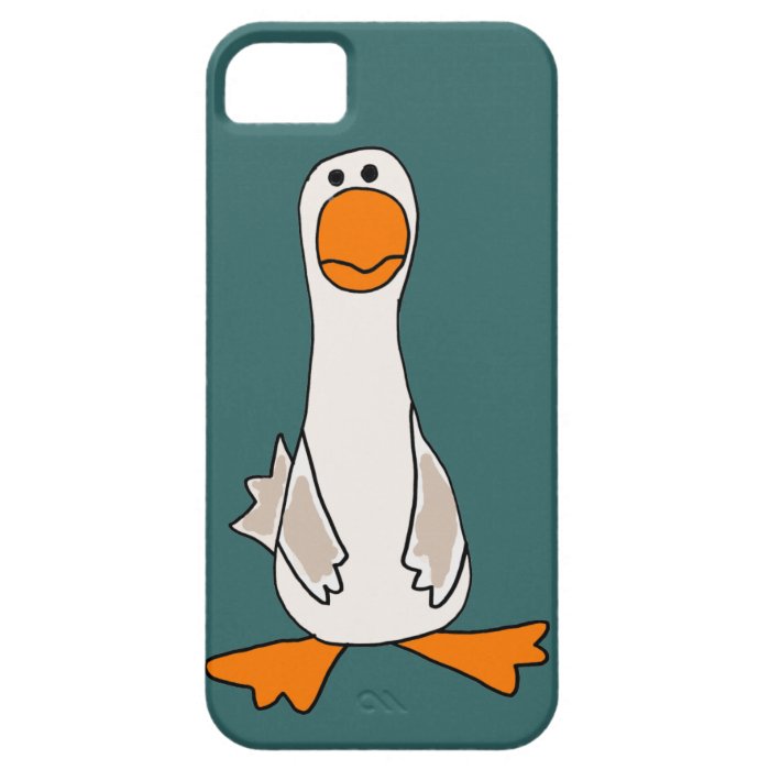 Funny Sad Goose Cartoon iPhone 5 Cover