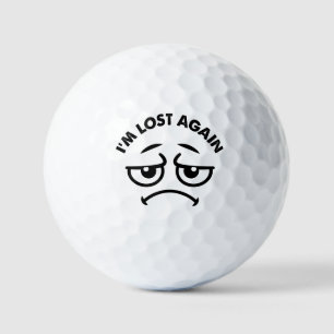 funny sad lost  golf balls