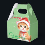 Funny Safari animals Cat Santa Christmas Costume Favor Boxes<br><div class="desc">Funny Safari animals Cat Santa Christmas Costume</div>