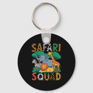 Funny Safari Costume For Kids Men Women Africa Saf Keychain