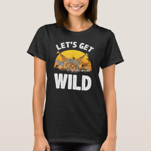 Funny Safari Design For Men Women Kids Safari Anim T-Shirt