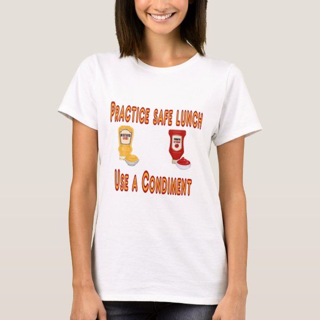 Funny Safe Lunch T-Shirt (Front)