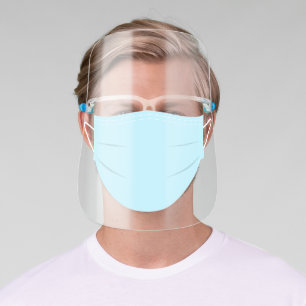 Funny Safety Face mask Blue