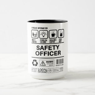 Funny Safety Officer Handling Information Mug