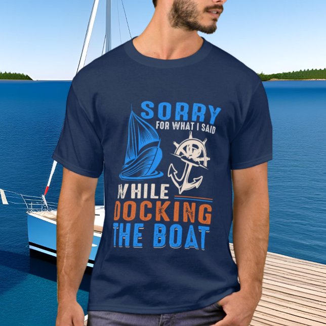 funny sailing word art unisex T-Shirt (Creator Uploaded)