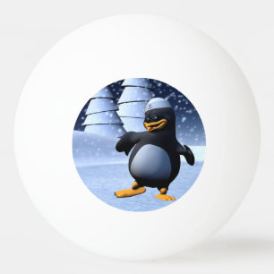 Funny Sailor Penguin Dancing Ping-Pong Ball