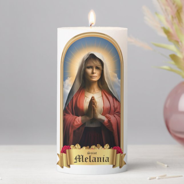 Funny Saint Melania Prayer Candle (In Situ)