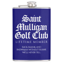 Funny Saint Mulligan Golf Club Lifetime Member