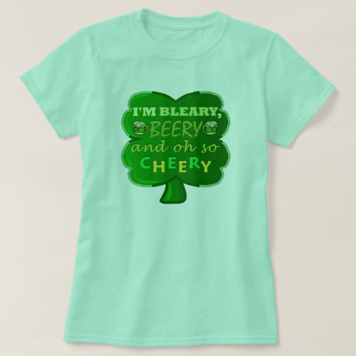 Funny Saint Patricks Day Beer T_Shirt