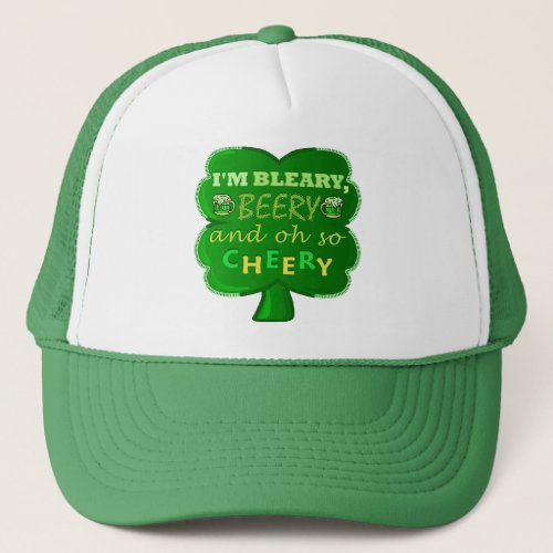 Funny Saint Patricks Day Beer Trucker Hat