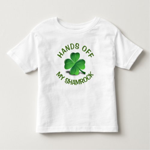 Funny Saint Patricks Day Green Shamrock Toddler T_shirt