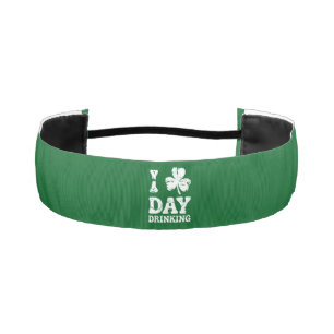 Funny Saint Patricks Day Party St Pats Funny Drink Athletic Headband