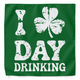 Funny Saint Patricks Day Party St Pats Funny Drink Bandana
