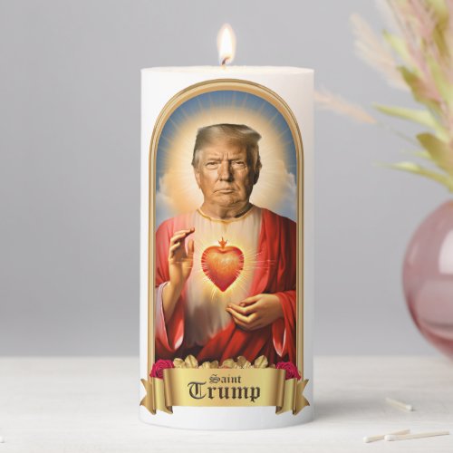 Funny Saint Trump Prayer Candle