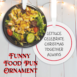 All I Want for Christmas Is Salad - Funny Salad Puns - Christmas