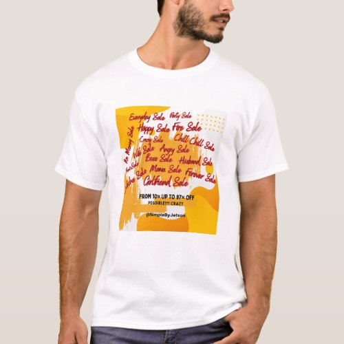 Funny sale campaign T_Shirt
