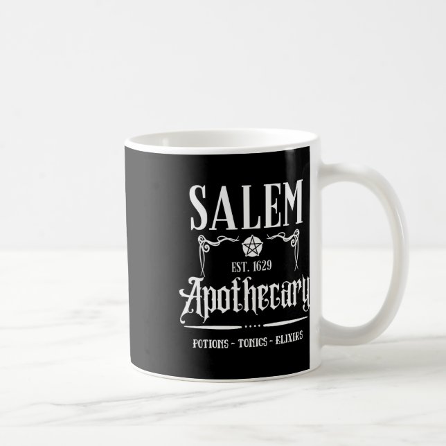 Funny Salem Witch Machusetts Apothecary Halloween  Coffee Mug (Right)