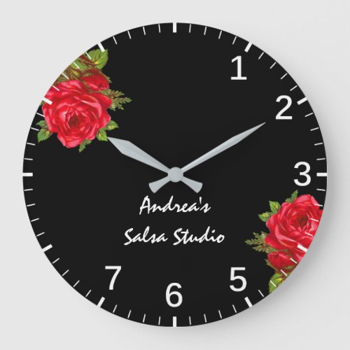 Funny Salsa Humor Dancer Clock  _ Step Time Count