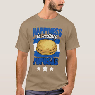 Funny Salvadoran Food Happiness For A Cheese frien T-Shirt