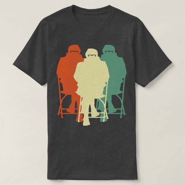 Funny  Sanders Mittens Meme Silhouette T-Shirt (Design Front)