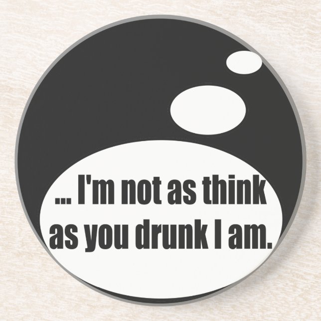 Funny Sandstone Coaster (Front)