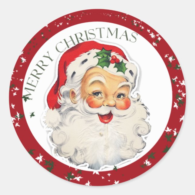 Funny Santa 2 ~ Sticker (Front)