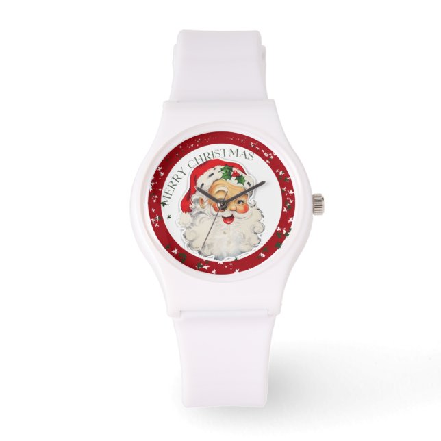 Funny Santa 2 ~ Wrist Watch (Front)