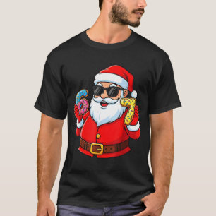 Funny Santa 67 Ice Cream Drip Christmas Xmas Boys  T-Shirt