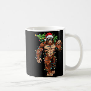 Funny Santa Bigfoot Christmas Tree Christmas Crypt Coffee Mug