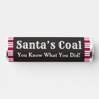 Funny Santa Candy Breath Savers Mint Favors