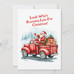 Funny Santa Christmas Card