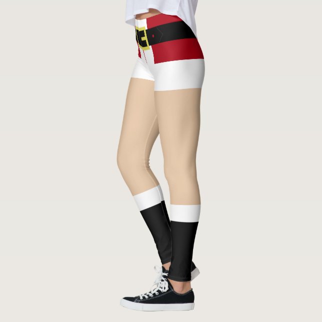 Funny Santa Christmas Leggings (Left)